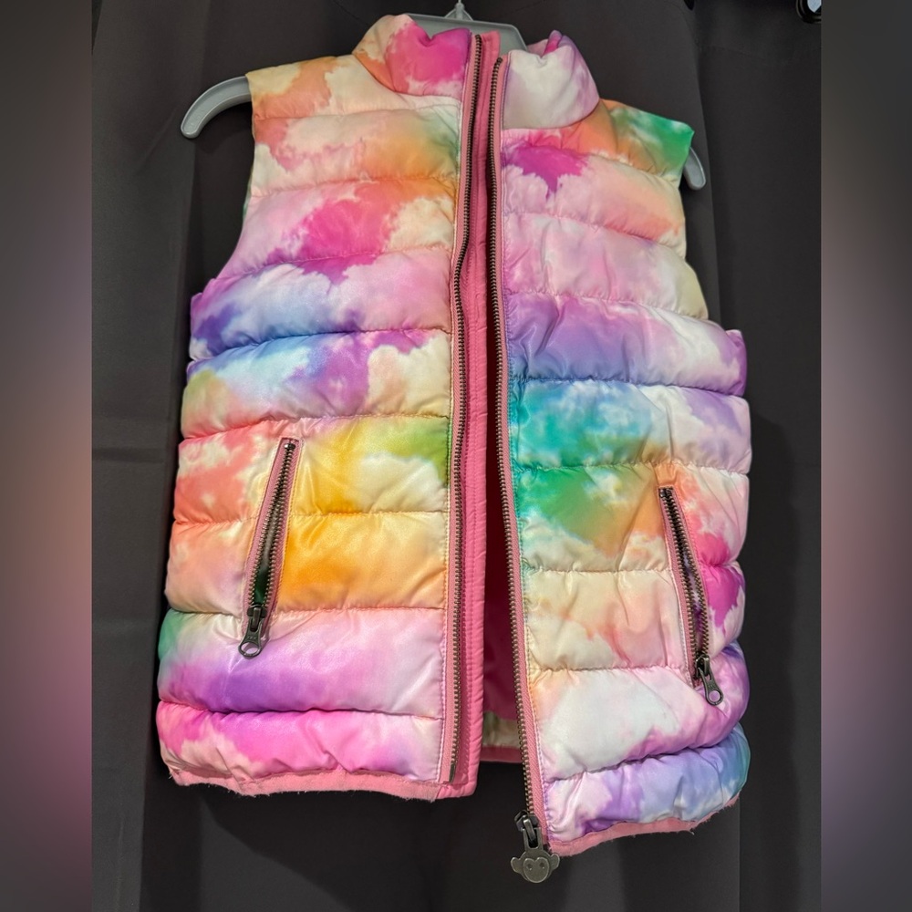Appaman Pink and Orange Puffer Vest